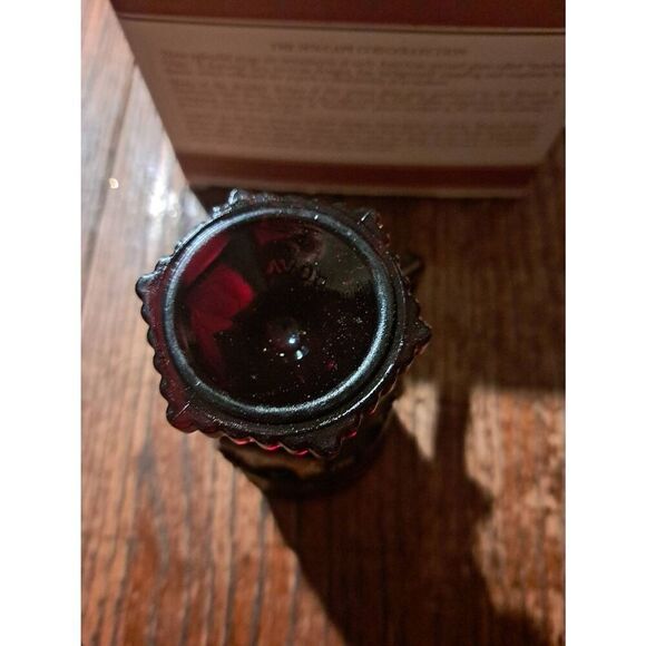 Vintage Avon 1982 1876 Cape Cod Ruby Red Pedestal Mugs Set of 2 NOS w/ Box - Picture 6 of 10